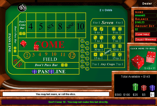 Online Craps Casinos Australia
